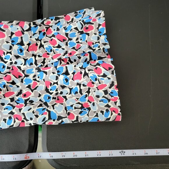 Nine West Womens Abstract Peplum Sleeveless Tank Top Size 10 Career Summer Boho - Picture 7 of 11